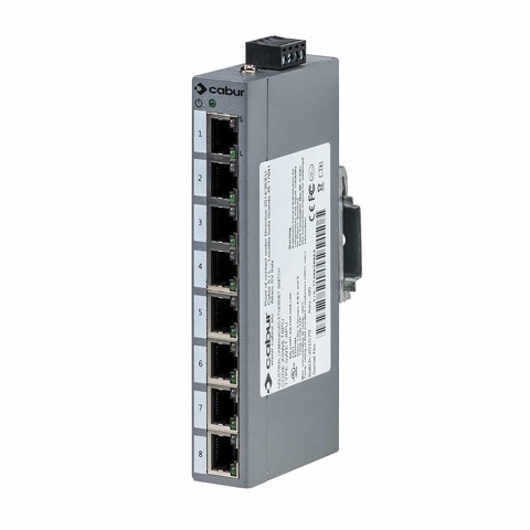 Ethernet switch 8-RJ45, slim 10/100Mbps, unmanaged