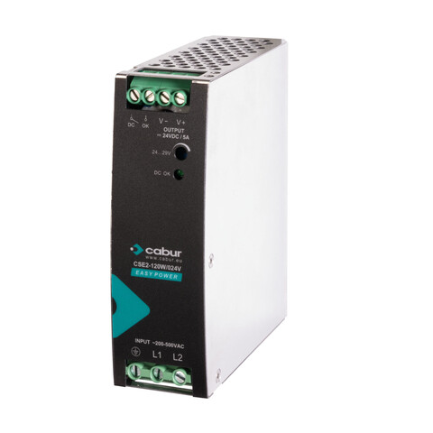 Power Supply 1-2fas 180-550VAC 5A in 180-550VAC / out 24VDC 5A