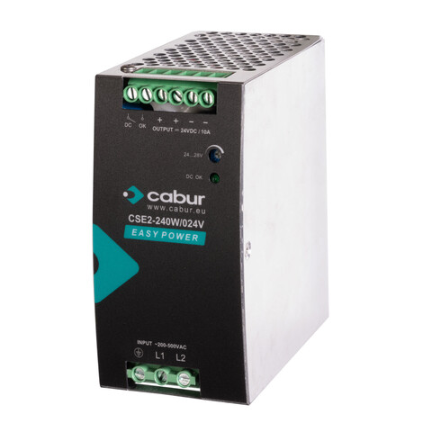 Power Supply 1-2fas 180-550VAC 10A in 180-550VAC / out 24VDC 10A