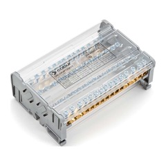 4-polig distribution block 125A, 15 ansl