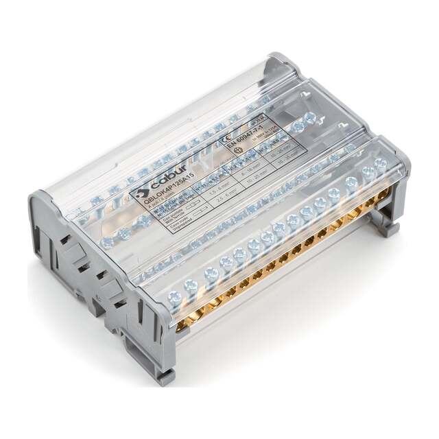 4-polig distribution block 125A, 11 ansl 