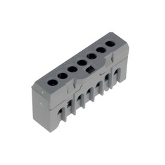 1-polig distribution block 7x10mm², blå 10-pack