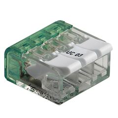 Kopplingsklämma, 3 polig, 4mm² 50-pack