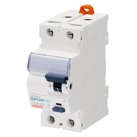 Jordfelsbrytare 2-pol 25A 30mA