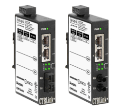 Ethernet Media Converter, 24VDC/AC 1x100TX + 1x100FX (mmSC), DIN