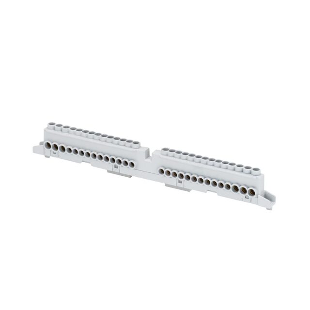 Terminalblock för skåp Skruvplint (2×16 mm² + 7×10 mm²) 