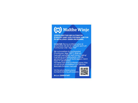 Självhäftande dekal till ReStart Självhäftande dekal till ReStart