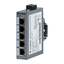 Ethernet switch 5-RJ45, slim 10/100Mbps, unmanaged