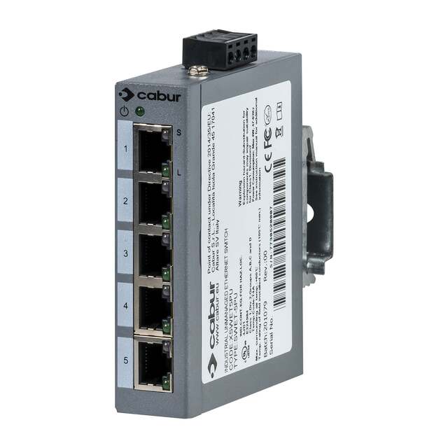 Ethernet switch 5-RJ45, slim 10/100Mbps, unmanaged 