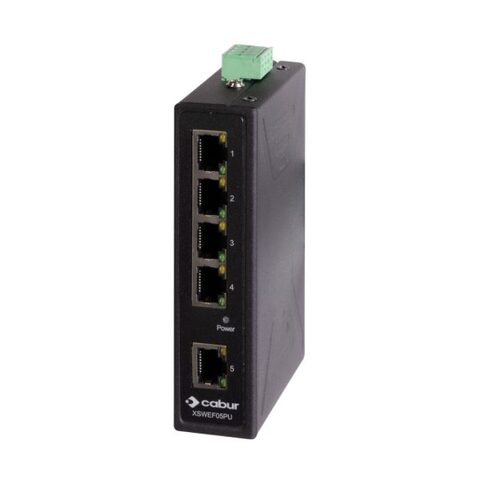 Ethernet switch 5-RJ45, unmanaged 10/100Mbps 