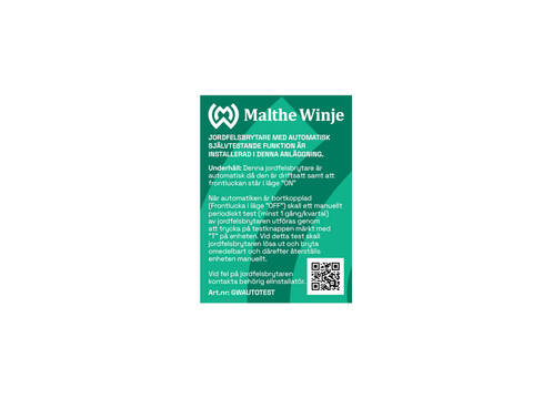 Självhäftande dekal till AutoTest Självhäftande dekal till AutoTest