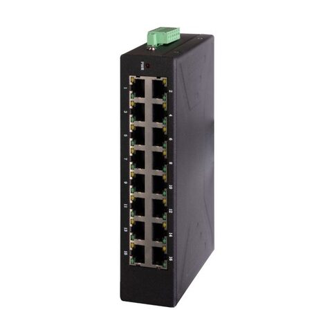 Ethernet switch 16-RJ45, unmanaged 10/100Mbps 