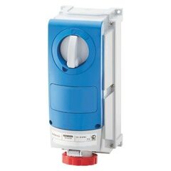 BLOCK UTTAG Med botten Utan s&#228;k-h&#229;llar 63A 3P+N+J 400V IP66