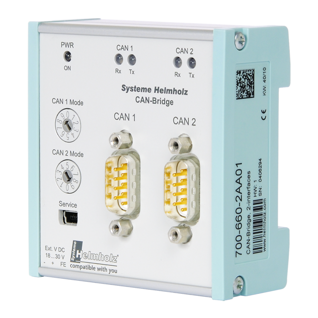 CAN Bridge, 2 x CAN bus interfaces (incl. USB programming cable) 