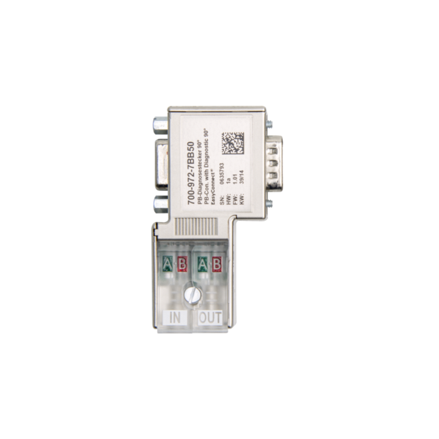 90° diagnosis EasyConnect®, for solid/flexible cable, with PG socket 