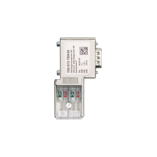 90° diagnosis EasyConnect®, for solid/flexible cable, without PG socket 