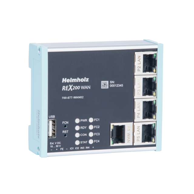 Router 4xRJ45/1xWAN REX 200 WAN 