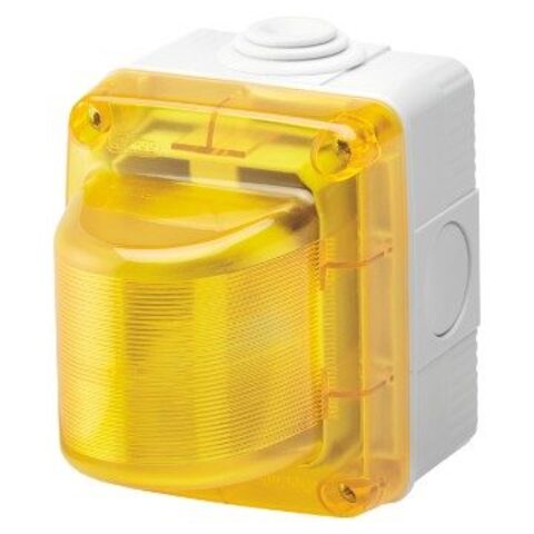 Gul vattent&#228;t indikatorlampa
