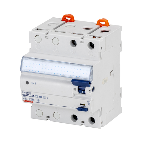 Jordfelsbrytare 2-Polig Typ B 40A 30mA