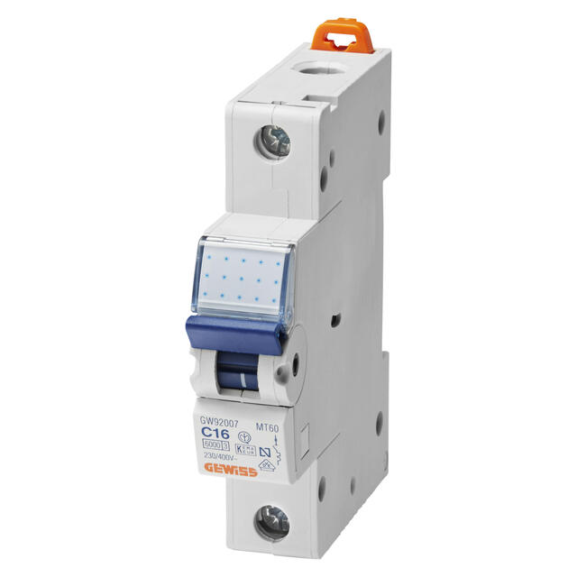 Automatsäkring (MT60) 1-Pol C16 6KA 1 Modul 