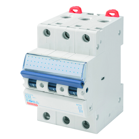 Automats&#228;kring (MTC60) 3-Polig C13 6KA 3 Moduler