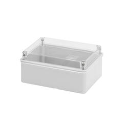 Kopplingsl&#229;da&#160;transparent&#160;skruvlock 150x110x70,Max&#160;h&#229;l&#160;29mm,&#160;IP56