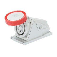 90&#176; vinklat uttag, ytmontering IP67 3P+E 32A 400V 6H