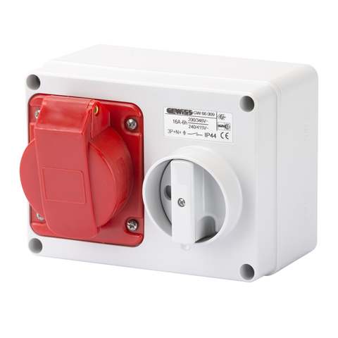 BLOCK UTTAG 416-6 IP44 BLOCK UTTAG 416-6 IP44
