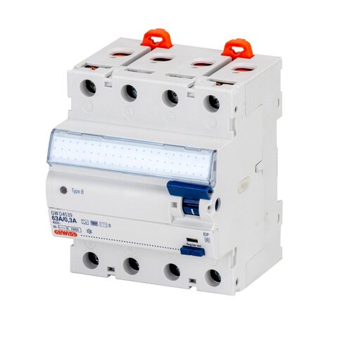 Jordfelsbrytare 4-Polig Typ B 63A 300mA