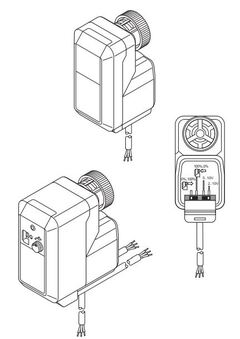 St&#228;lldon,&#160;0-10V,&#160;180N,&#160;1.5M&#160;KABEL Manuell&#160;styrning