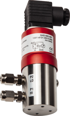 SHD 692-I-916 Difftryck givare gas/v&#228;tska 4-20mA 0-2,5 bar