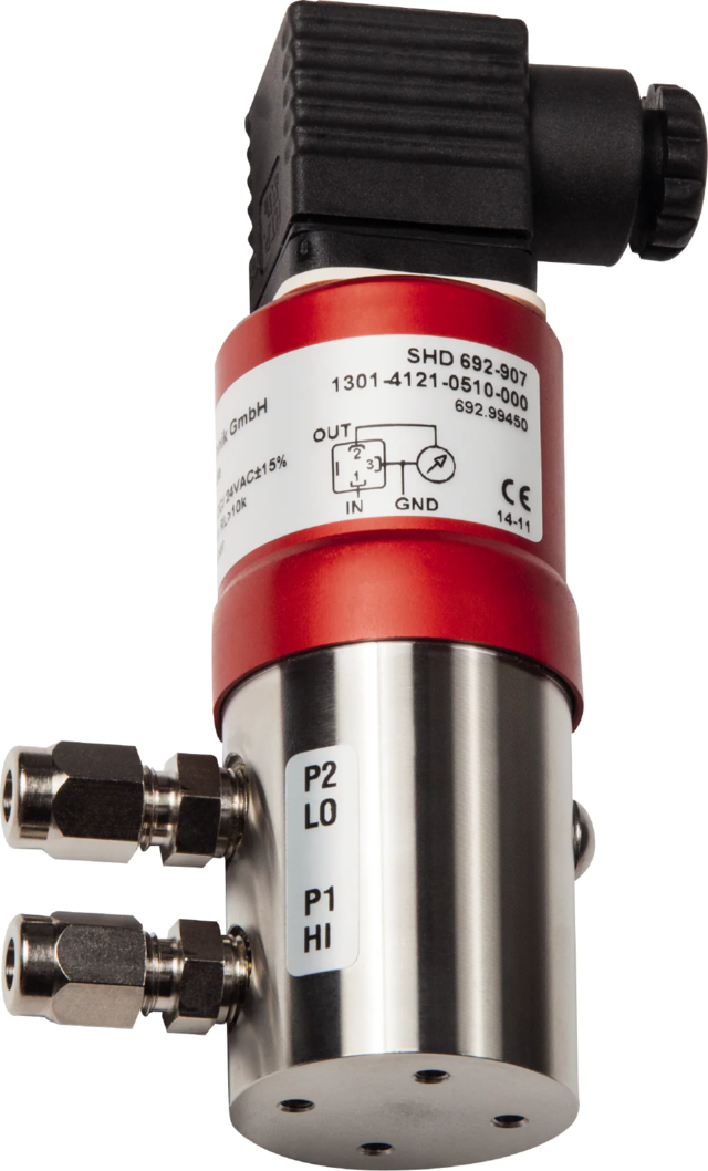 SHD 692-I-916 Difftryck givare gas/vätska 4-20mA 0-2,5 bar 