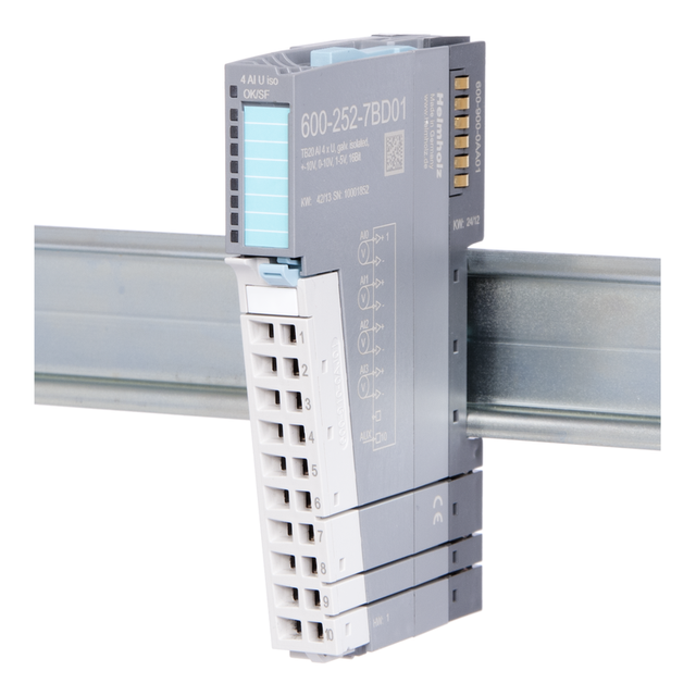 Analog input module – AI 4 x U, ±10 V, 0–10 V, 1–5 V, Iso., 16 Bit 