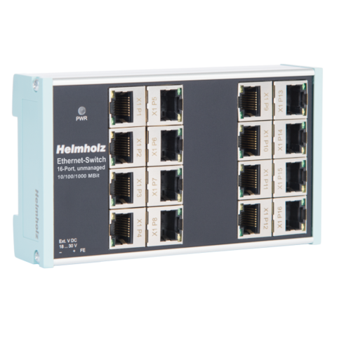 FLEXtra SLIM 16x RJ45 1 Gbit, unmanaged Switch, unmanaged, 16-port, 1 Gbit 