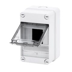 Normkapsling med transparent d&#246;rr 105x170x98, 4 Moduler, IP55, Gr&#229;