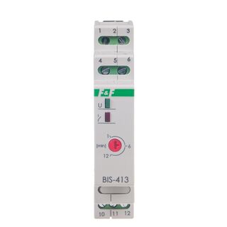 Med tidur, Un=230V eller 24V AC/DC I=16A, skruvanslutning, 1 modul