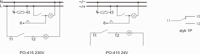 Utgångsmodul med relä Pulsrelä, 1C/O, 10A, 1 mod 
