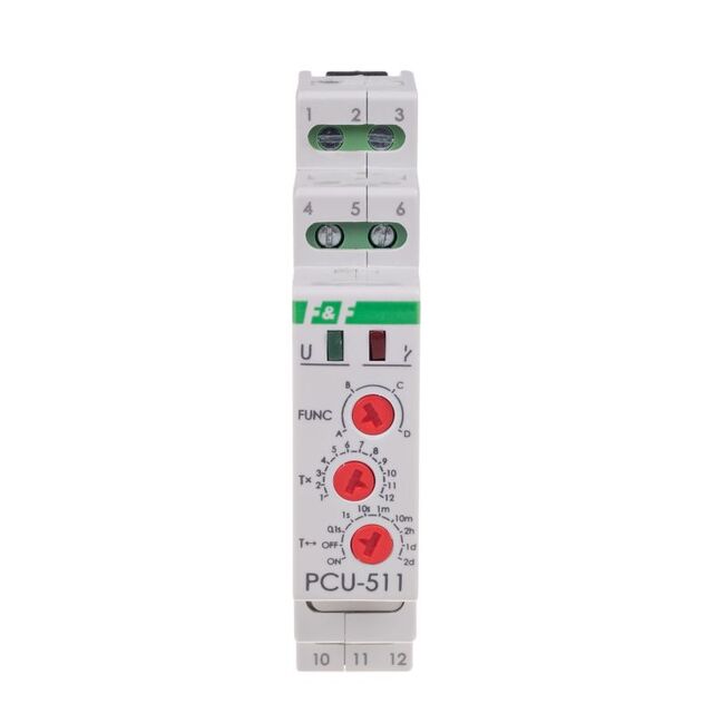 Dubbel kontrollmodul Multifunktion, 1C/O, 10A, 230/24V 