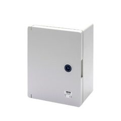 Vattent&#228;tt sk&#229;p, IP55 med sl&#228;t d&#246;rr 200x254x135