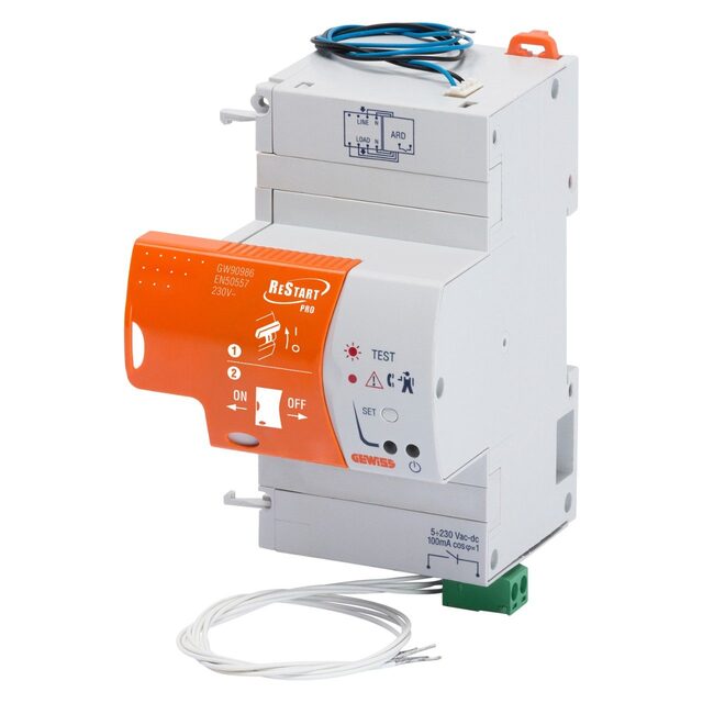 Återstartsmodul RM PRO 4P För PSA 30mA 4P - 1P+N/2P/4P 