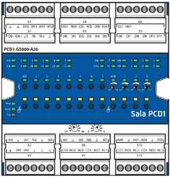 PCD1.G5000-A20 - E-Line RIO 16 Dig.In, 8 Dig.Ut, 8 Ana.In, 4 Ana.Ut