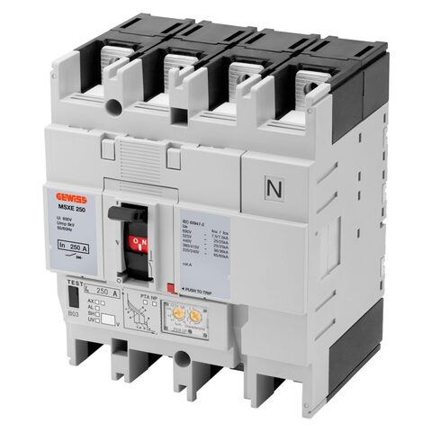 Effektbrytare 4P, 160A, 36kA Effektbrytare, elektronisk utl&#246;sare