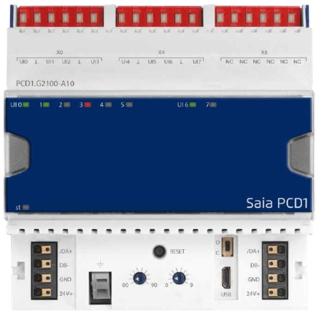 PCD1.G2100-A10 - E-Line RIO 8 universella ingångar 