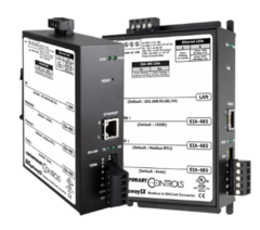 BASgatewaySX Modbus till BACnet-gateway DIN-skenemonterad med SSL