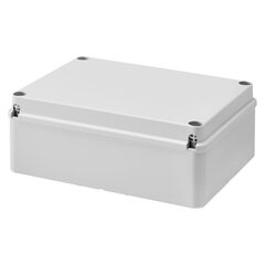APP L&#197;DA 240X190X90 IP56 GR&#197; Skruvlock med sl&#228;ta sidor &amp; lock 650 &#176;C