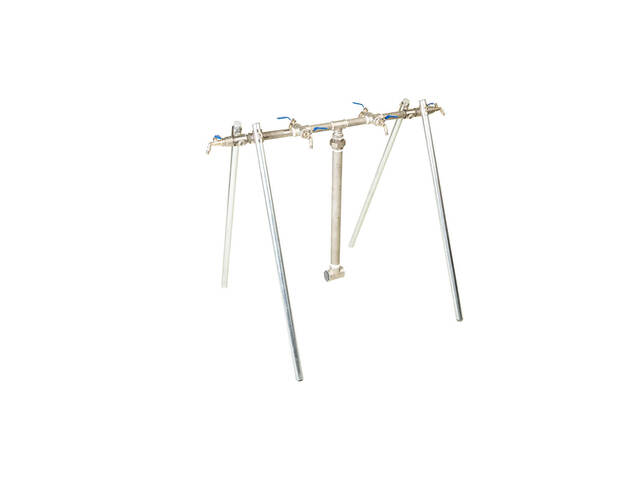 Tappstation 6 Kranar (Rostfri) 