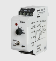 KMA-E08 Manuell b&#246;rv&#228;rdesinst. 0–10 V V&#228;lj hand/auto med &#229;terkoppling